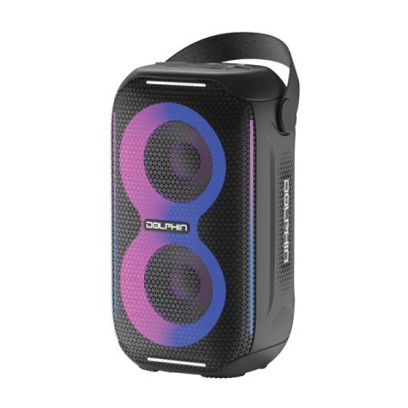 DOLPHIN(R) AUDIO GSDS20BLK PORT WTRPRF SPKR W/SND LT