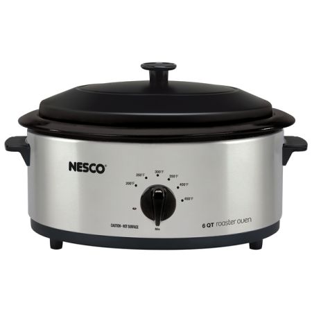 NESCO(R) NES481625 6QT PRCLN RSTR SS SLVR